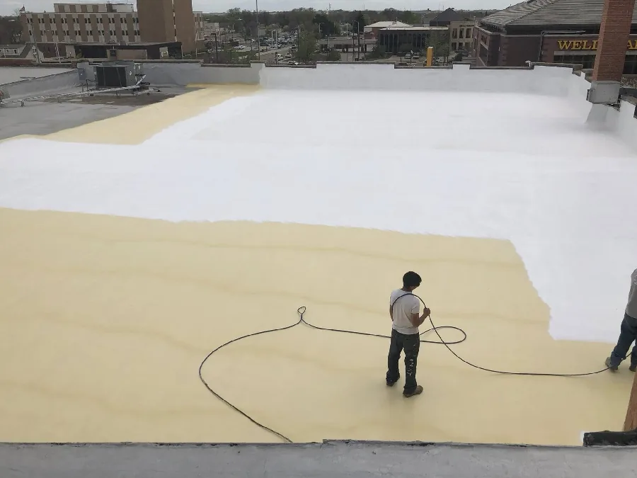 White Roof Foam/Coating