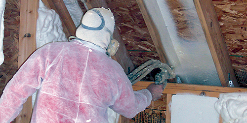 Spray Foam Attic